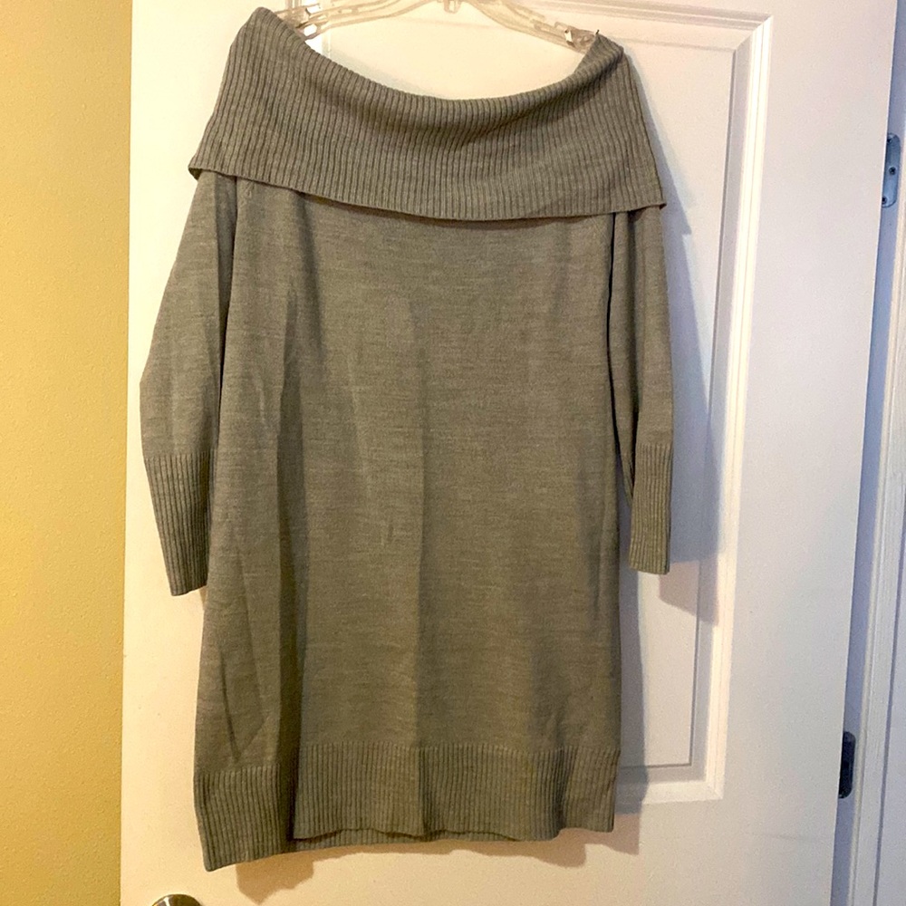 Off shoulder Sweater Dress-NY &Co.
